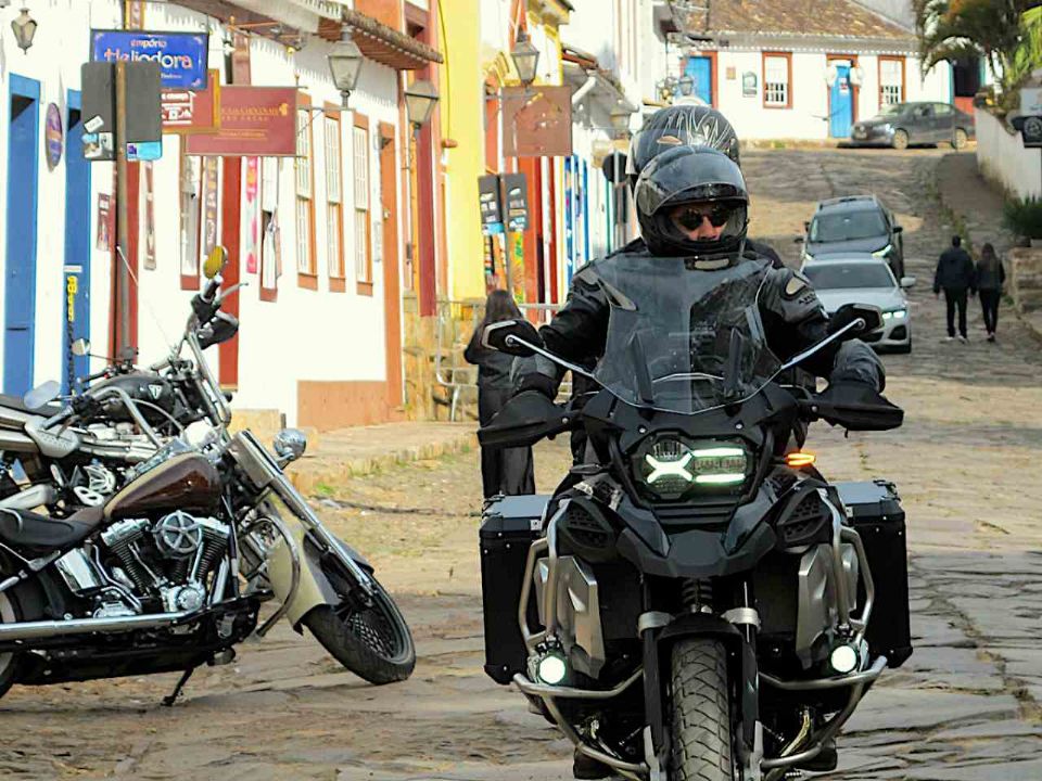 Neste ano as motos big trail dominaram as ruas de Tiradentes!